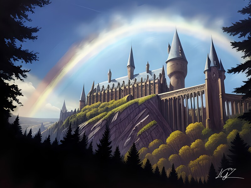 Wizarding Castle Print